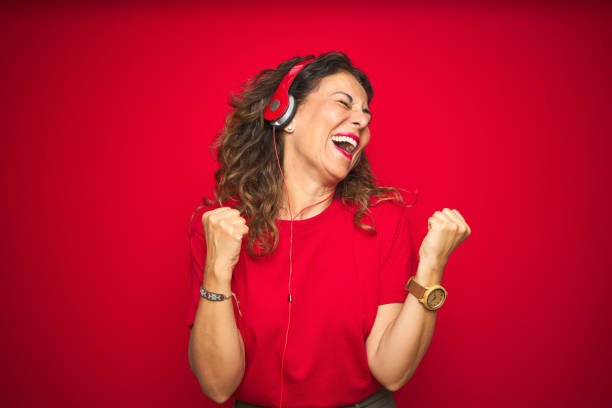 DIGIB Headphone V40 – Red: Bold Design Meets Exceptional Sound